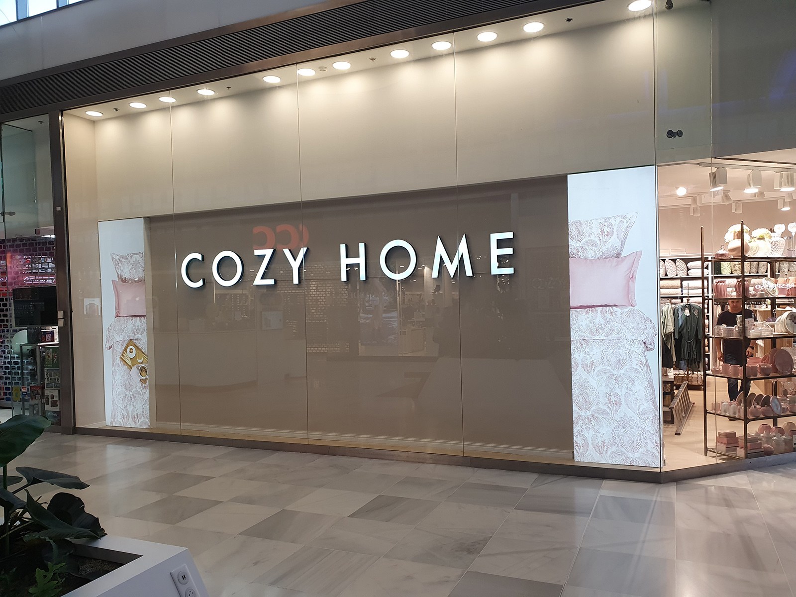 3D písmena Cosy Home Boutique 1